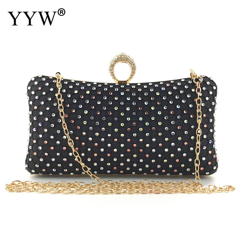 thumbnail image 2 of Soft Women Evening Bags Diamond Rhinestones Clutch... – Grandado 2 of 13