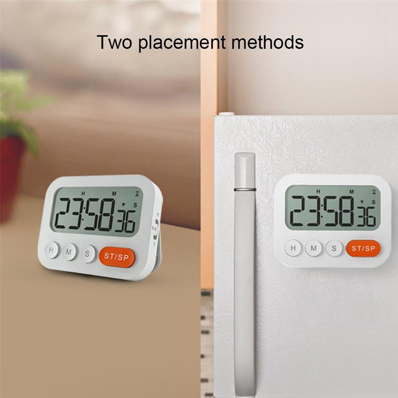 Cooking Timer Digital Countdown Alarm Studying Grilling Large Display Battery Powered Stopwatch Household Supplies