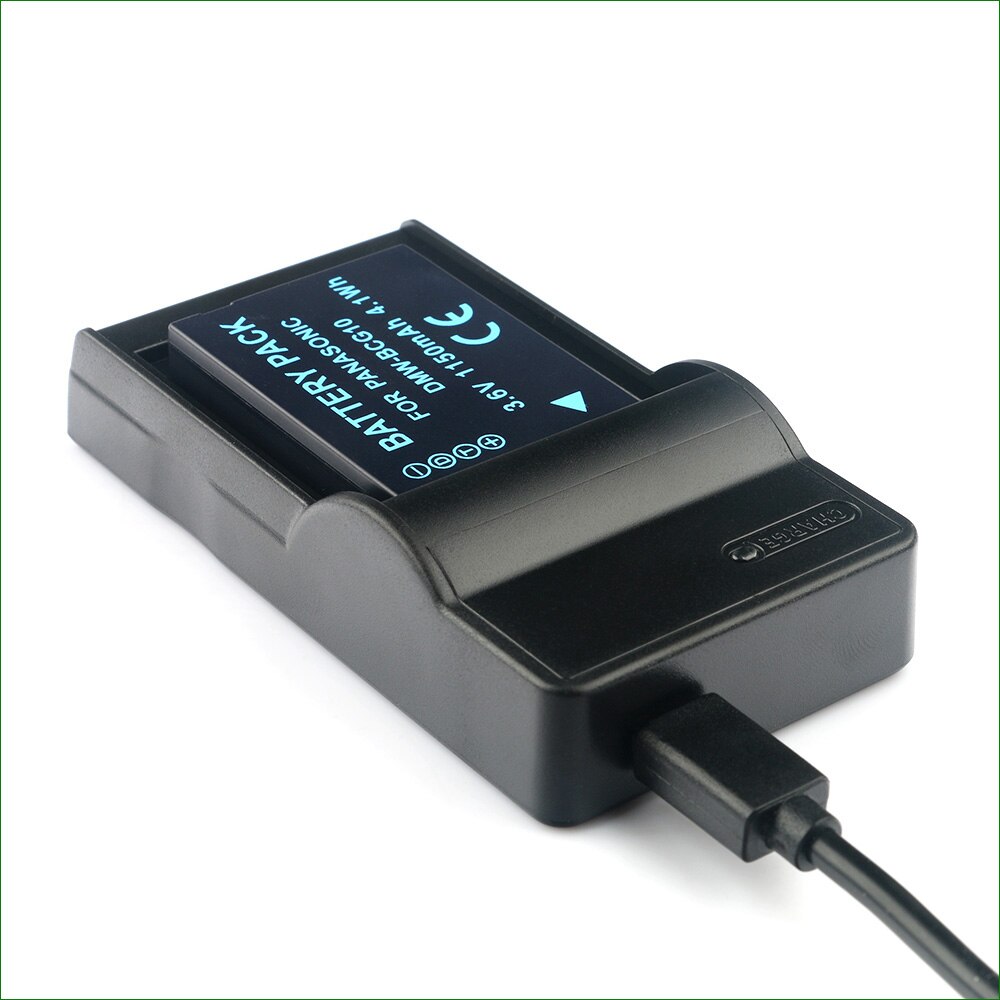 Lanfulang DE-A65B Batterij Lader Voor Panasonic DMW-BCG10 En Lumix DMC-TZ20 DMC-TZ18 DMC-ZX1 DMC-TZ10 DMC-TZ7 DMC-TZ8