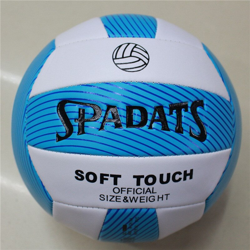 Concurrentie Volleybal Zachte Standaard Pu Training Volleybal Machine Bal Beachvolleybal Ballen: Blauw