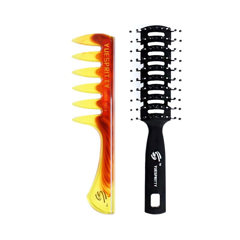 Men's beard comb Hair Oiling Comb For Man Styling Comb Tool Plastic Wide Tooth Comb: HPSNO4 YP