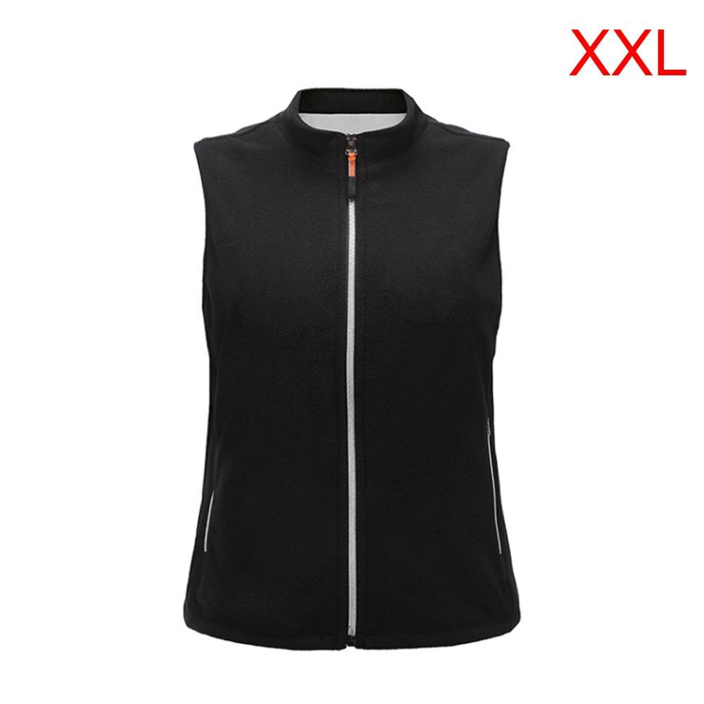 Black Xxxl Elektrische Vest Verwarmde Jas Comprimeren Body Warmer Thermische 3 Niveaus Passen Temperatuur Verwarmd 5 Verwarming Gebieden