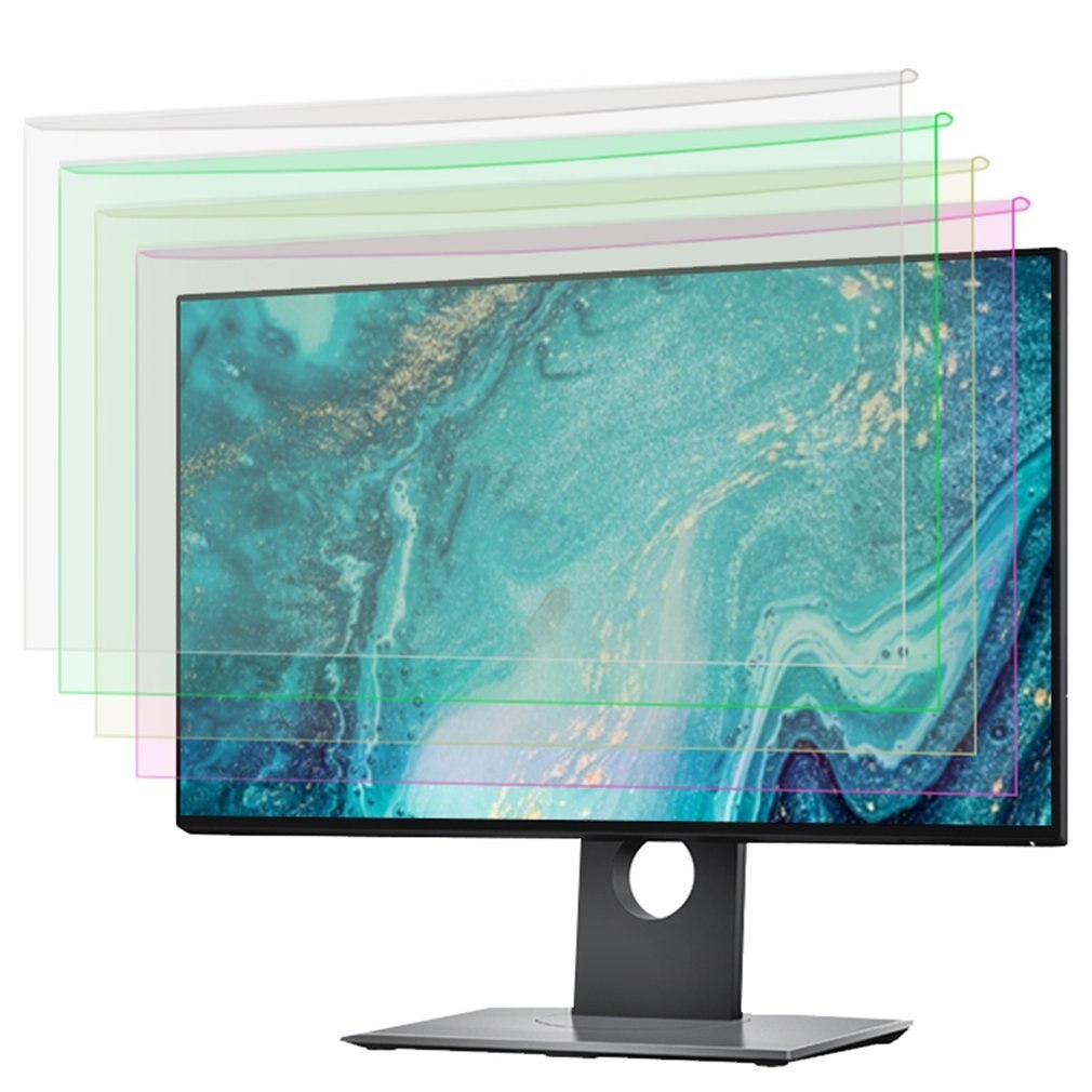 Filtre d&#39;écran Anti-lumière bleue pour ordinateur, écran large, PC de bureau, panneau d&#39;affichage LED, Anti-UV, Anti-rayonnement, Type suspendu