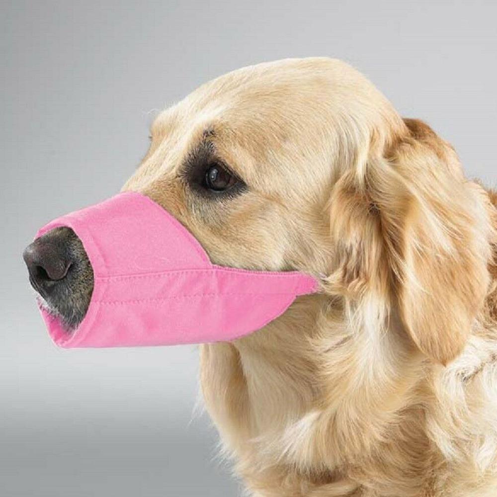 Anti Bark Bite Chew Dog Muzzles Adjustable Nylon Dog Mouth Muzzle For Small Medium Large Dogs Training Products Pet Accessories