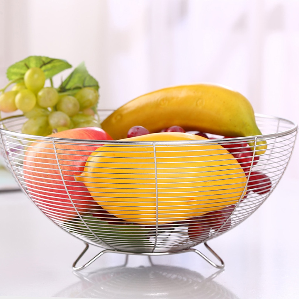 Acier inoxydable panier à fruits légumes crépine égouttoir métal maille bol cuisine égouttoir outil