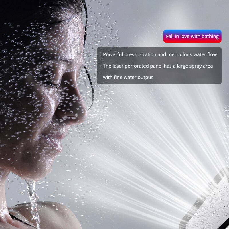 Druk Regendouche 300 Gaten Douchekop Waterbesparende Filter Spray Nozzle Hoge Druk Waterbesparende