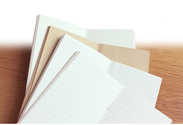 Travelers Notebook Inserts Lined 100gsm Thick Standard Size Ruled Refill, Perfect for Archiving, Travel Notes