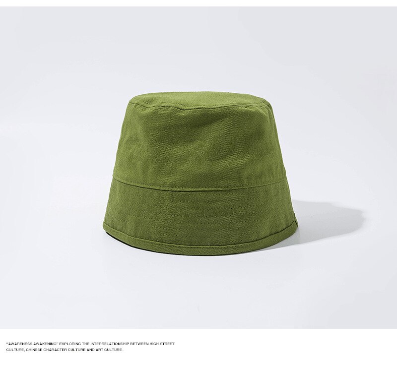 Coton lin femmes fille plaine seau chapeau blanc femme Panama printemps crème solaire casquette de pêche pêcheur bassin chapeau: green