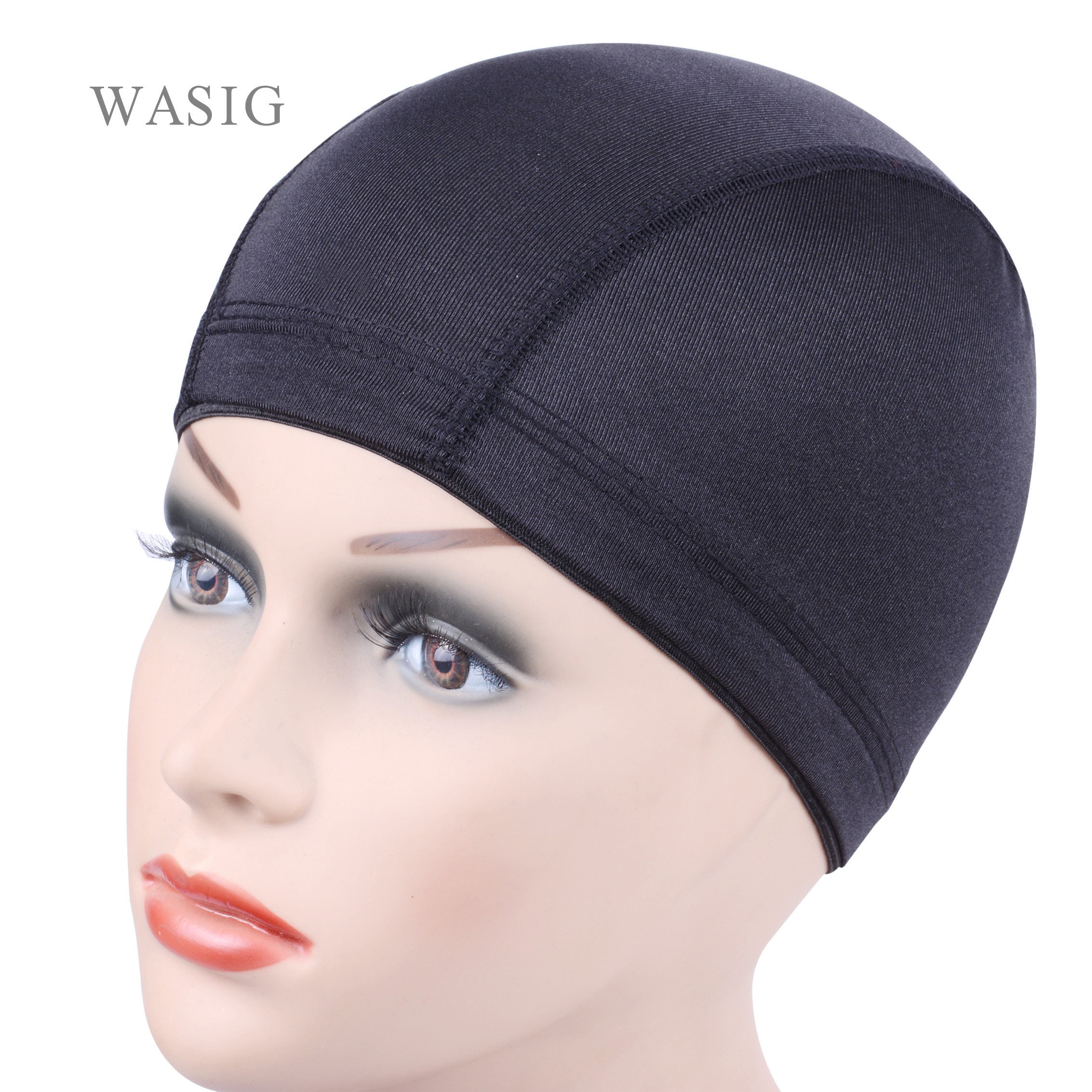 3 uds sin costuras de red para el cabello Peluca de peluca barata tapas para hacer pelucas Red de Spandex elástico Peluca de domo tapa