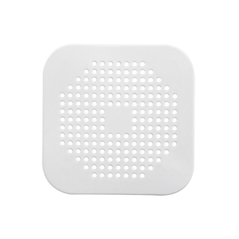 Filtre Anti-blocage pour cheveux, filtre domestique pour évier, filtre Anti-blocage pour douche, bouchon de vidange de sol, accessoires de cuisine et de salle de bains: 02 white