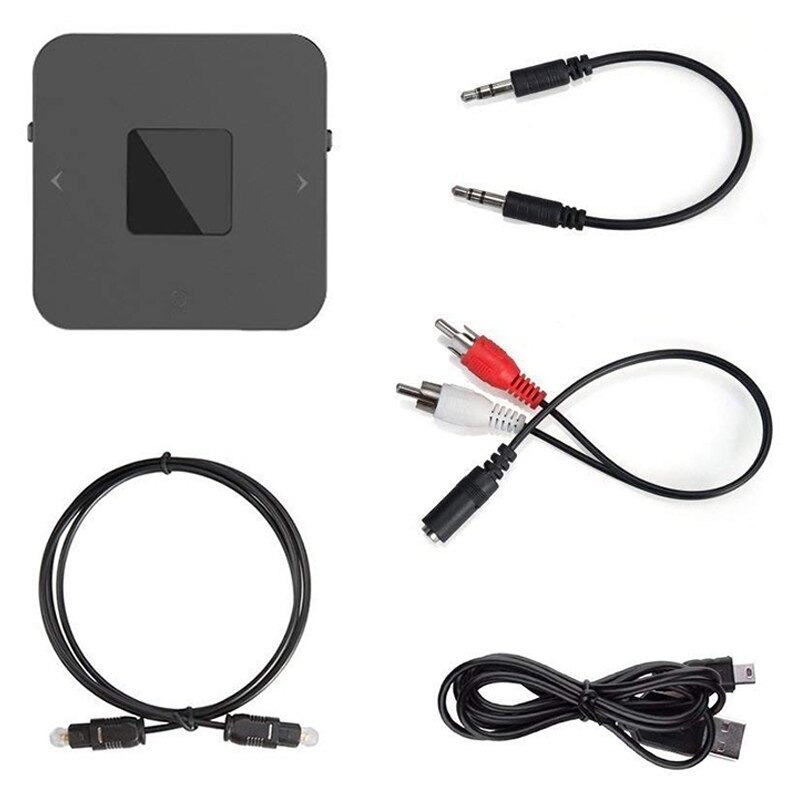 3.5mm spdif optisk eller mini trådløs avsender mottaker tv høyttaler musikk bluetooth adapter: misligholde tittel