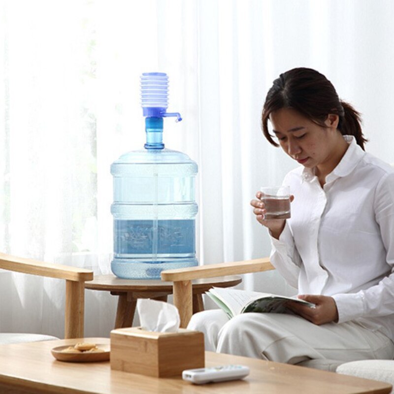 Manual Water Bottle Pump Easy Drinking Water Pump Portable Manual Hand Press Dispenser Water Pump for Water Jug HY99