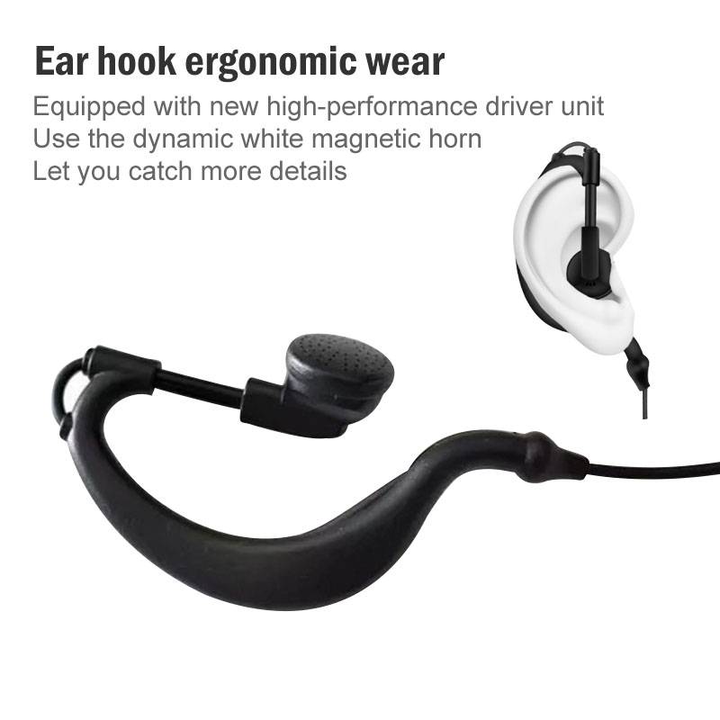 Polizei Ohr Haken Ohrhörer Headset PTT Kopfhörer IOT Midland Radio GXT550 GXT1050 GXT1050VP4 G5 G7 G225 Walkie Talkie