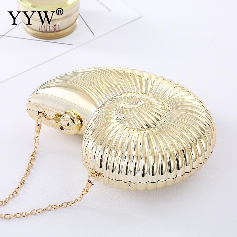 Evening Crossbody Bag For Women Gold Sliver Party Wedding Clutch Sling Shell Bags Female Small Purse Clutches Cute