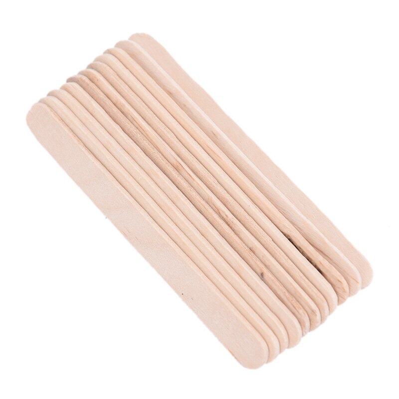 Wood Ice Cream Stick 50 PCS Craft Stick Ice Cream Sticks Natural Wood Popsicle Craft Sticks Ice Cream Tool