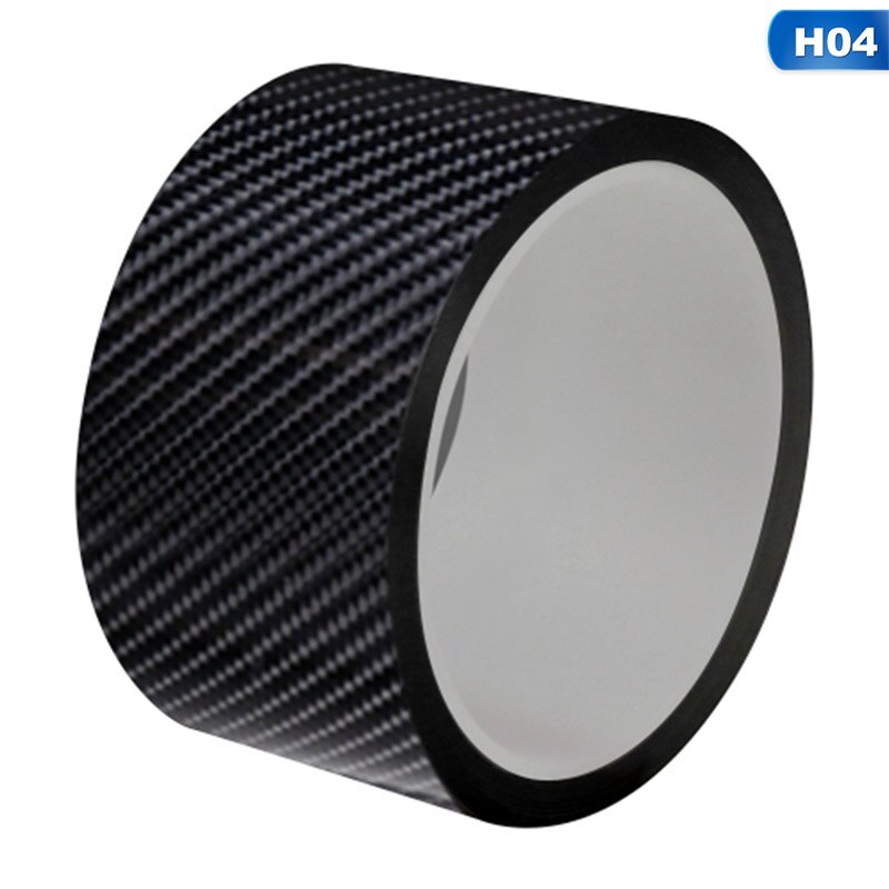 Carbon Fiber Auto Sticker Protector Strip Nano Sticker Auto Instaplijsten Anti Kras Tape Botsing Scuff Diy Plakken Bescherming Film: 50mm X 10M