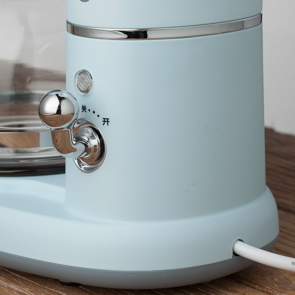 Bear – cafetière américaine pour la maison, petite cafetière automatique, théière à fleurs, double usage, boisson chaude
