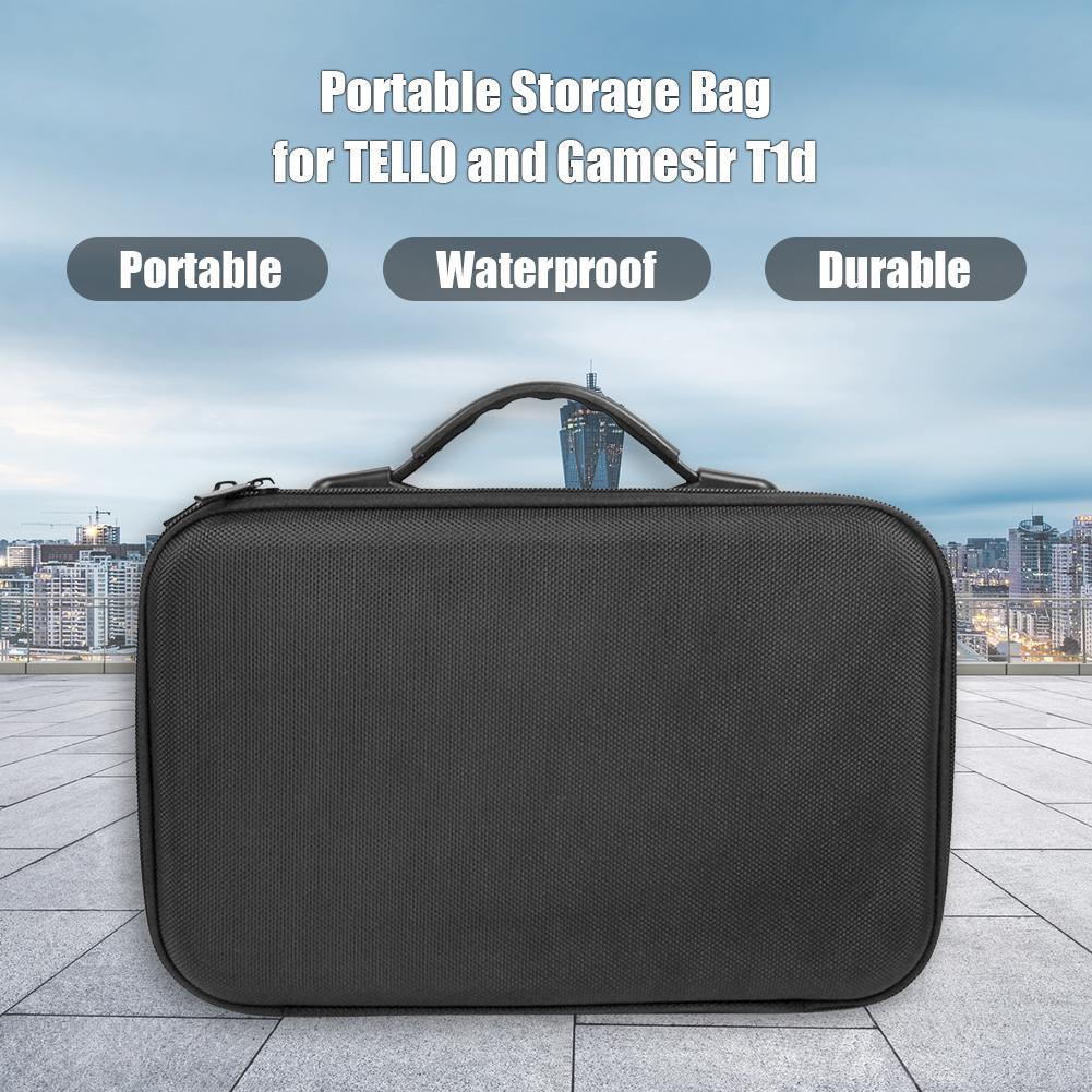 Tragbaren Koffer für DJI Tello Drohne Lagerung Tasche mit Schulter Gurt Gamesir T1d Fernbedienung wasserdichte tasche