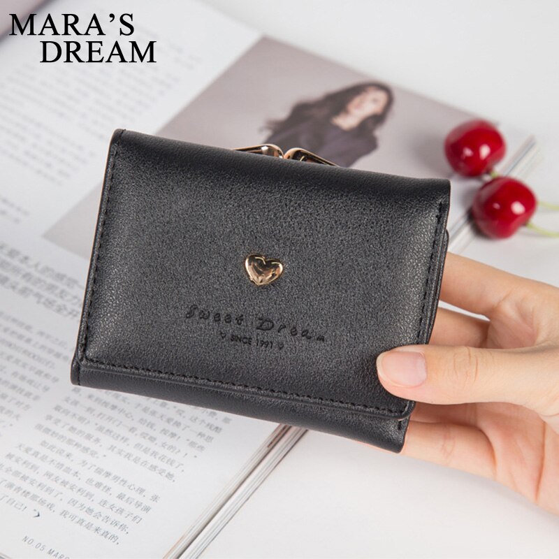 Mara's dream dames portemonnee letterpatroon hart dames korte portemonnee kaarthouder dames portemonnee munt portemonnee bankpashouder