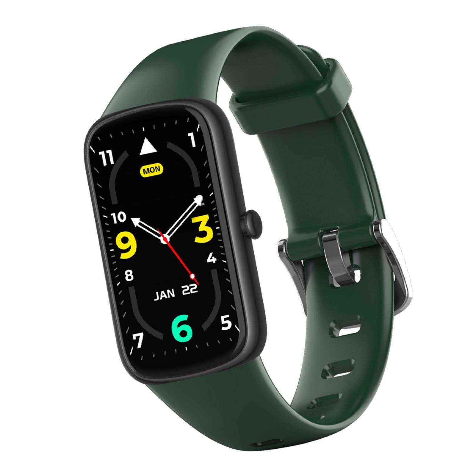 Reloj inteligente C11, dispositivo que graba el período Menstrual, monitorización del sueño, rastreador de Fitness: Verde