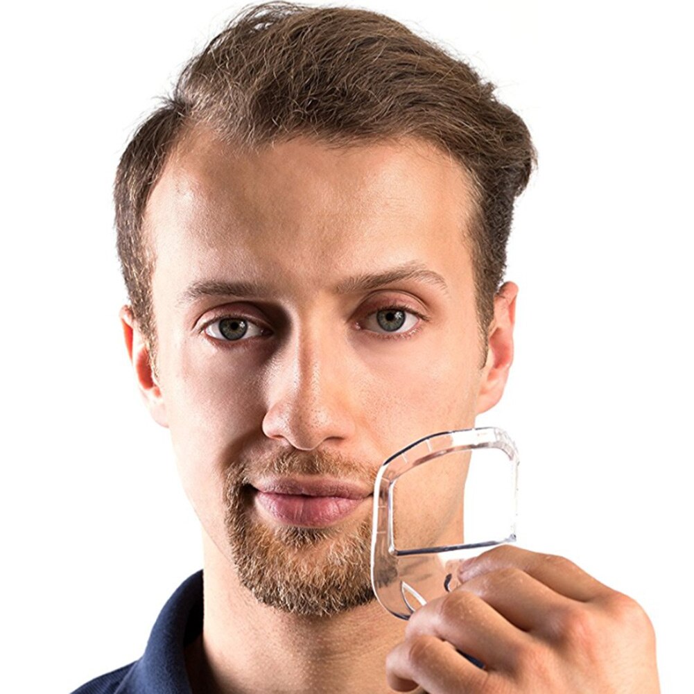 5 stk mænd overskæg shaper styling skabelon fipskæg skæg guide stencil barberværktøj smr 88
