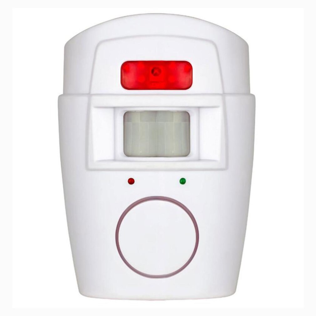 PIR Motion Sensor Alarm Wireless Home Garage Caravan 2 Remote Controls Security PIR Motion Detectors for Home Caravans