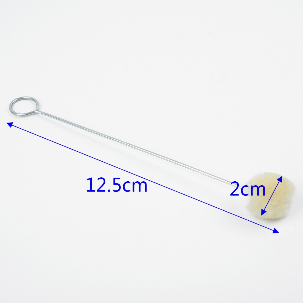 100 stücke Wolle Daubers Ball Pinsel Leder Farbstoff beschmieren &Ampere; beenden Färben Applikator Mit Metall Griff Für DIY Handwerk Projekte