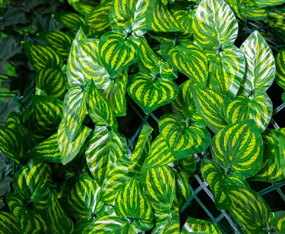 Simulation hegn grøn plante blade kunstigt hegn net grøn ananas blad terrasse hegn simulering plante hegn