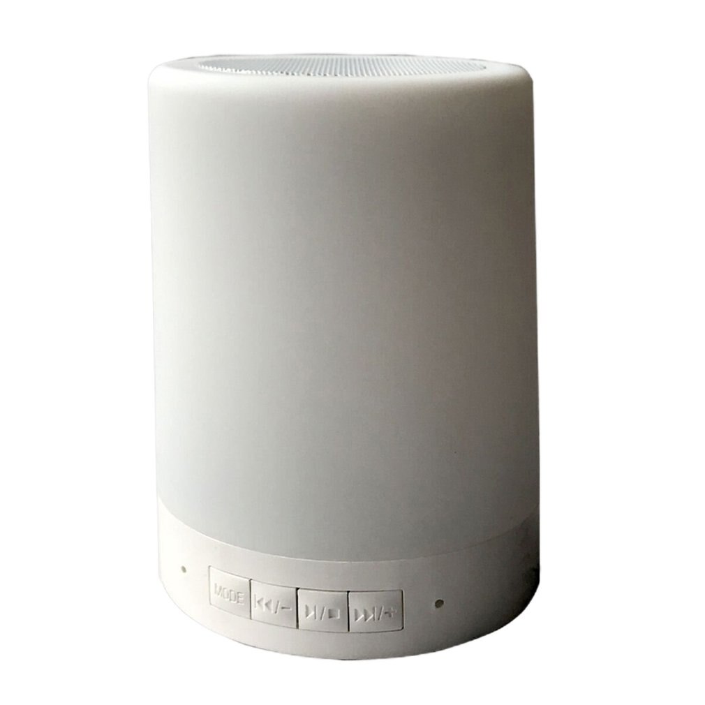 Colorful Night Light Wireless Speaker Portable Wireless Speaker LED Bedside Light Smart Touch Stereo Speaker