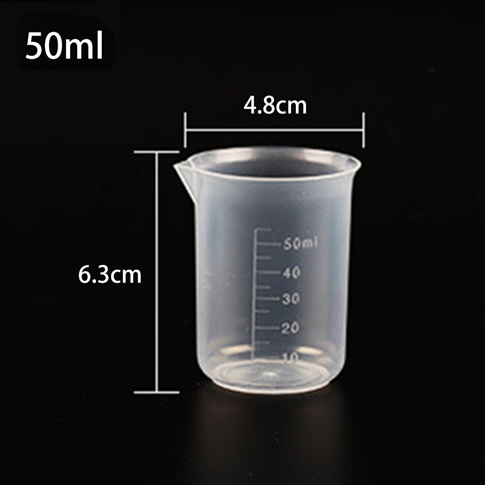 50-1000ML Thick Plastic Measuring Cup Scale BeakerCoffee Tea Measuring Baking For Kitchen Scale Accessories