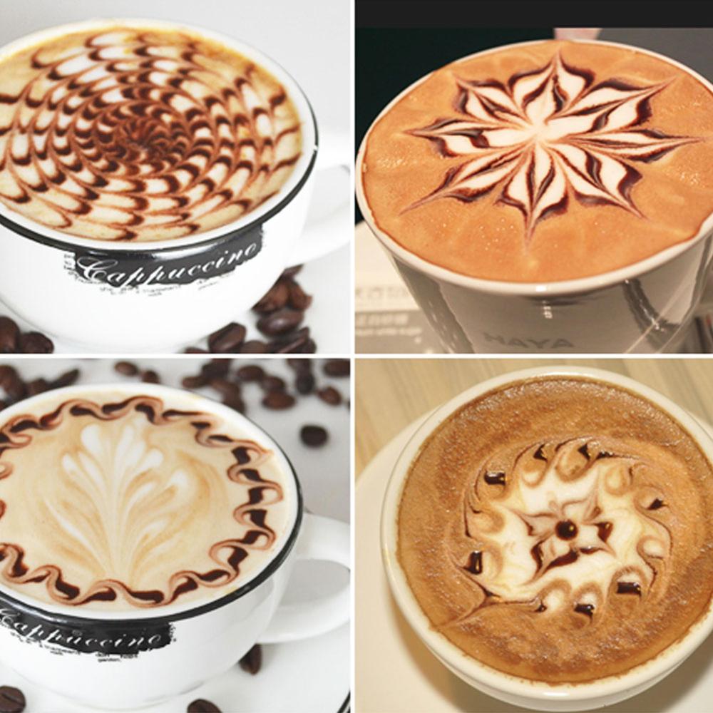 1 stk barista cappuccino espresso kaffe dekoration latte art pen tamper nål fancy kaffe mixer værktøj