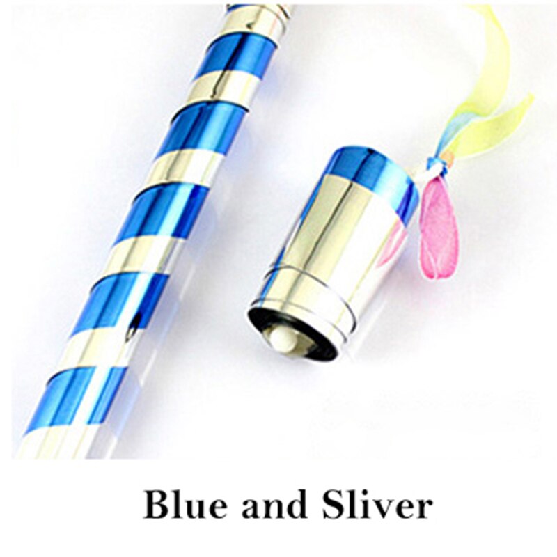 10 PCS 90CM Magic Wand Appearing Cane Available Magic Tricks Stage performance Magic Props Children&#39;s Classic Toys: 10PCS Blue Silver