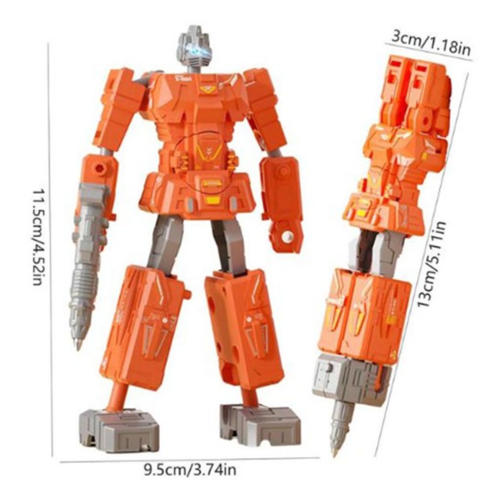 Slijtvaste Robot Vervormingspen Draagbare Niet-Giftige Abs School Kantoorbenodigdheden Briefpapier Gel Pen Kinderen: Bordeaux