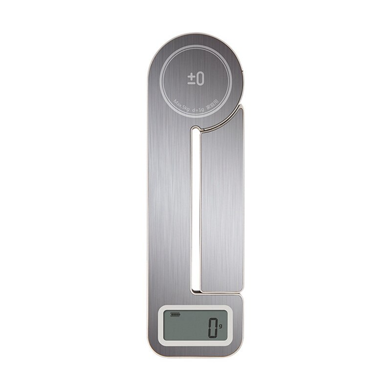Stainless Steel Folding Scale Compact Electronic Kitchen Scale Portable Home Food Weighing Coffee Scale: Default Title