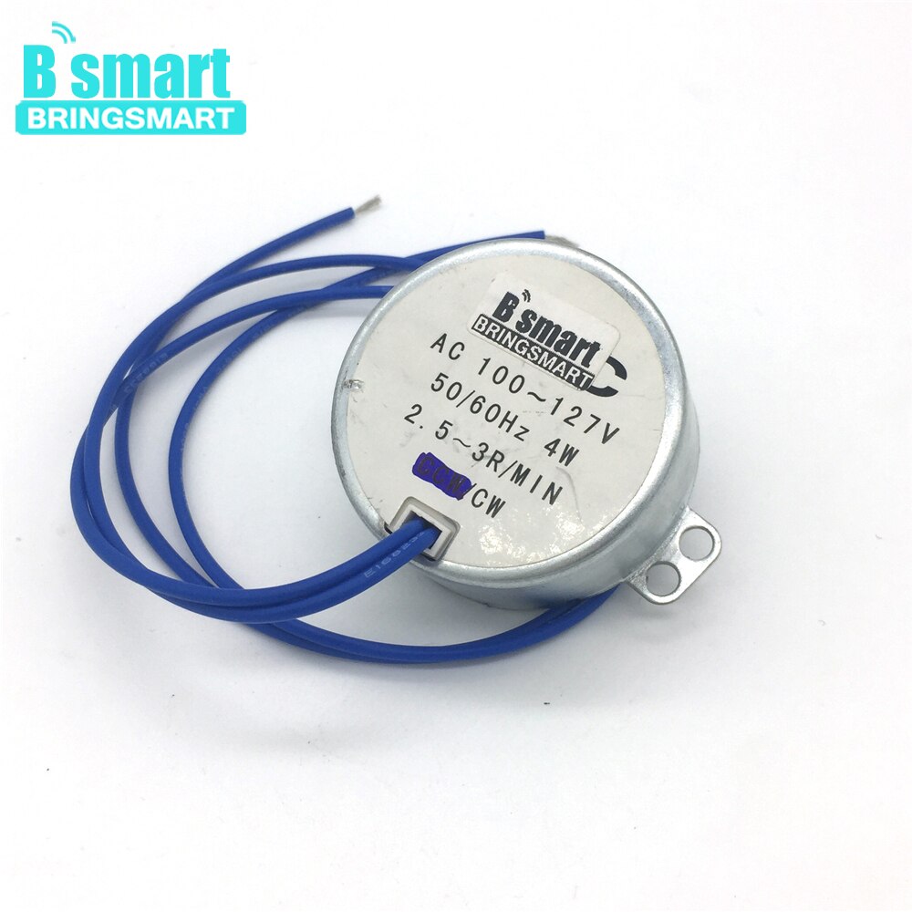 BringSmart 5-24v 110v 220v 1.4 2 4 8 10 15 20 30 48 60 obr/min rzemiosło obracać wystawa wentylator kuchenka mikrofalowa biegów silnik synchroniczny ac