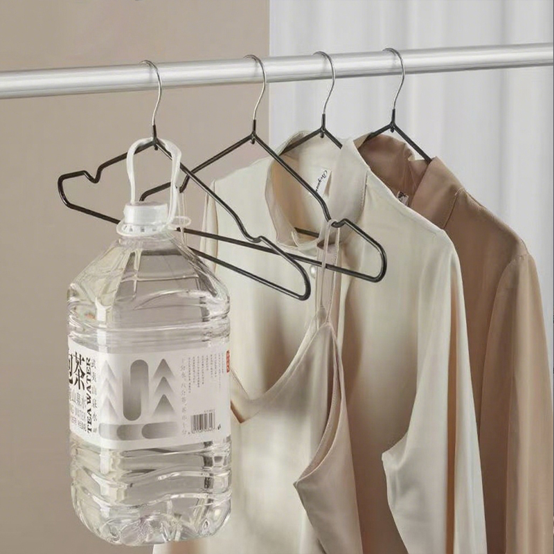 10 kpl liukumatonta dippimuovista valmistettua vaateripustinta asuntolan vaatteiden kuivaukseen aikuisten vaatteiden kuivausteline kotitalouksien paksujen vaatteiden tuki