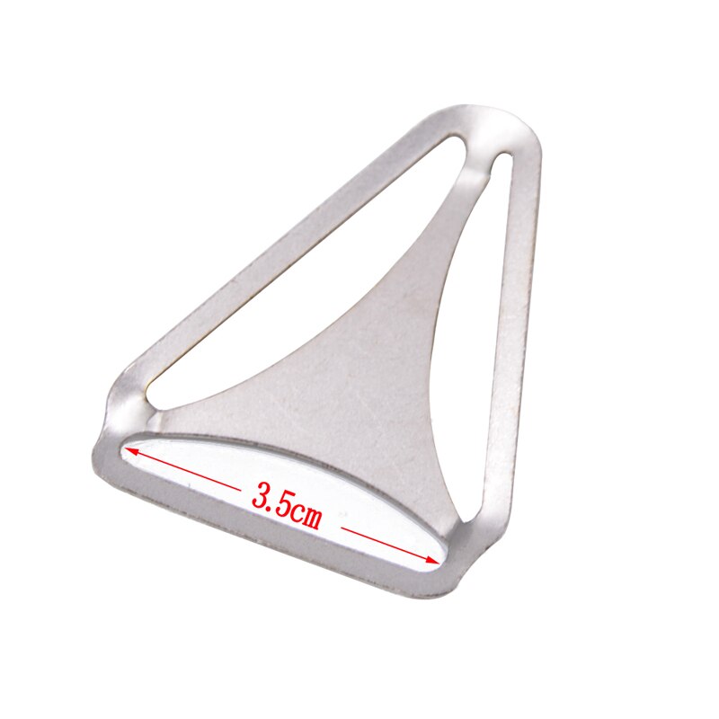 Clip de jarretelles Triangle, 10 pièces, fournitures de quincaillerie, DIY: 35mm