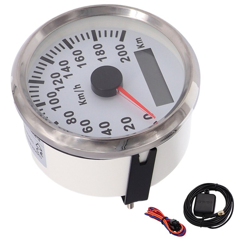 85 Mm Superieure Digitale Snelheidsmeter Gps Speed Gauge Kilometerstand 200KMH 120KMH Voor Atv Utv Motorfiets Marine Boot: WS 200KMH