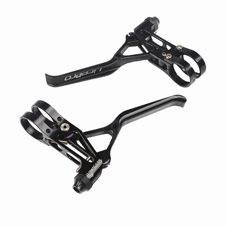 Litepro 14/16/20 Inch BMX bicicletta ultraleggera CNC 64g leva freno bici pieghevole per leve freno Brompton V: black