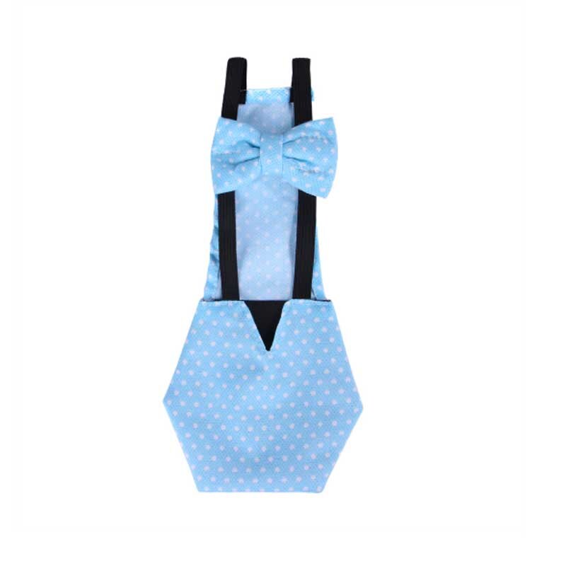 3 maten huisdier kip eend luier wasbaar pluimvee gans kleding strik met elastische band: 2 / M