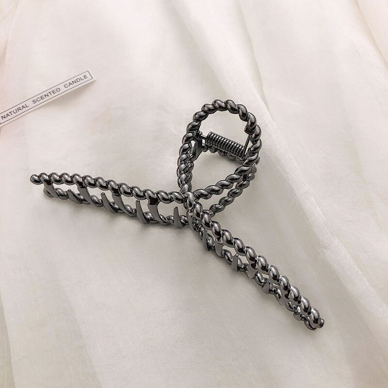 2021 mulheres meninas coreano estilo mental garras de cabelo moda geométrica acessórios para o cabelo tamanho grande simpe grampos de cabelo headwear para as mulheres: 7