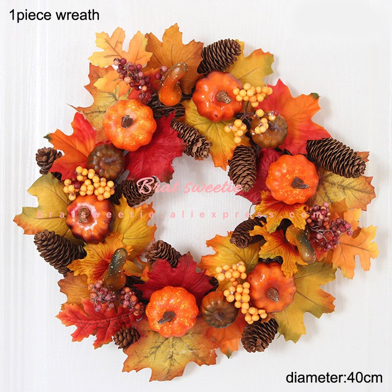 30cm 40cm rosa bröllop blomkrans krans led lampor heminredning prydnadssaker kranshängare jul dörrdekorationer för hemmet: Pinecone krans