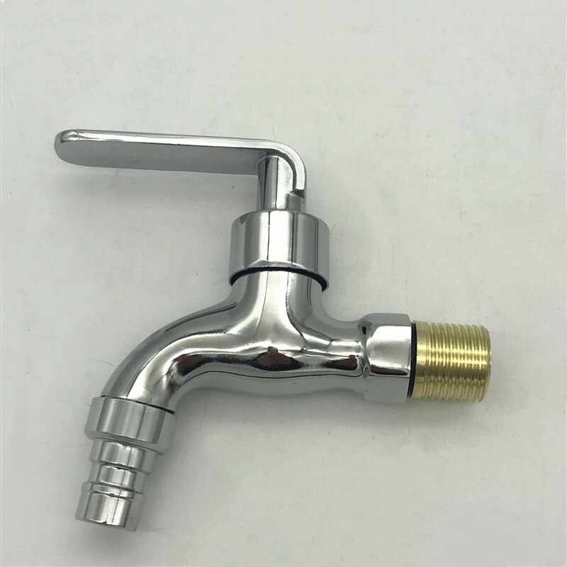 Wall Mount Washing Machine Faucet Zinc Alloy Chrome Laundry Bathroom Bibcock Garden Faucet Washing Machine Tap Balcony Water Tap