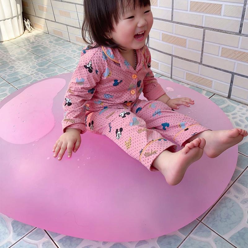 Water Filled Balloon Toy Bubble Ball Balloon Oversized Blasting Toy Fun Party Game Summer Water Injection Recliner