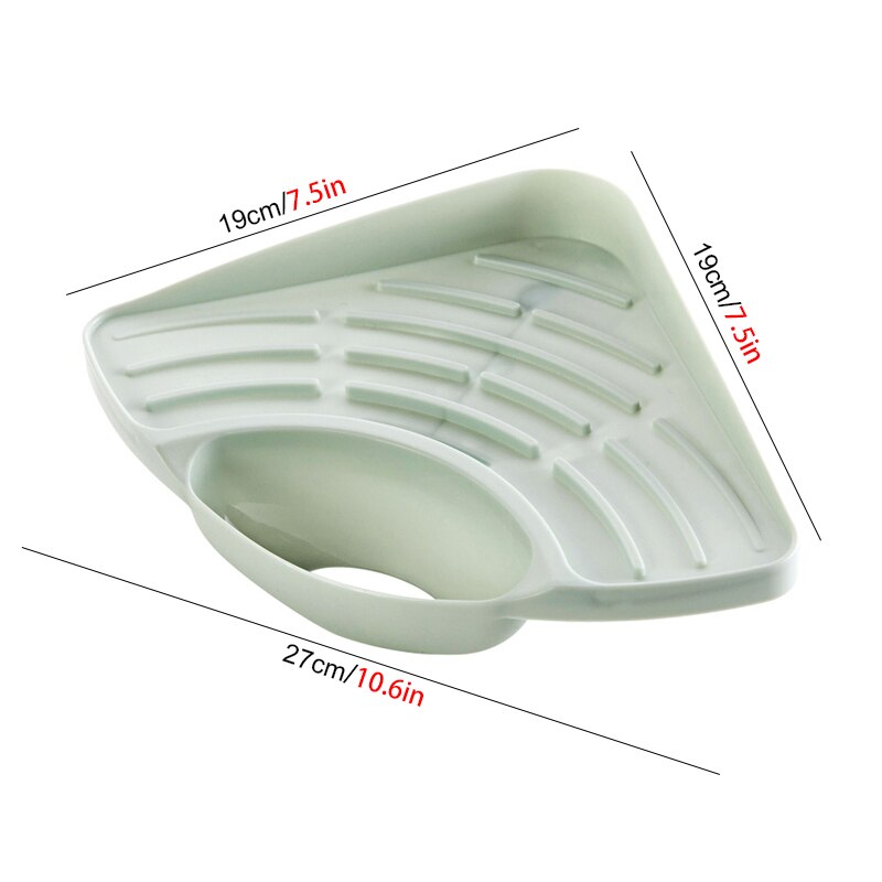 Kitchen Sink Caddy Sponge Holder Scratcher Holder Cleaning Brush Tray Sink Organizer