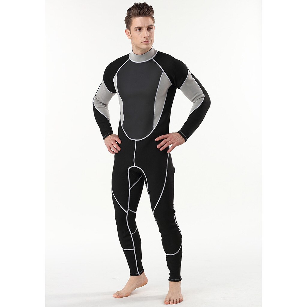 Men Wetsuit Full Body Suit Super Stretch Diving Suit Swim Surf Snorkeling Swimwear Sport Scuba Swimsuits Jumpsuit Surfing