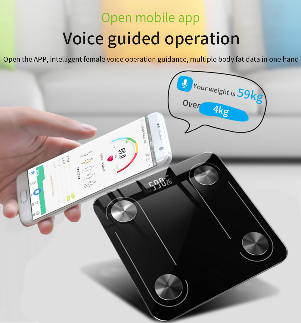 Bluetooth-weegschaal voor het lichaam, slimme weegschalen, elektronica, thuisweegschalen, digitale bmi-weegschaal, bluetooth-weegschaal, weegschaal voor het lichaam