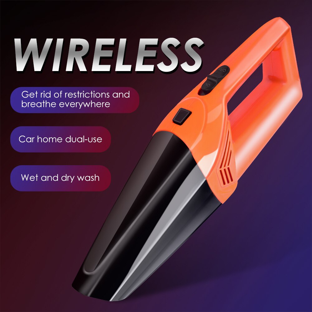 12V 120W 4500Pa Mini Car Vacuum Cleaner Portable Handheld Cordless Wet Dry Dual Use Auto Vacuum Cleaner Car Cleaning