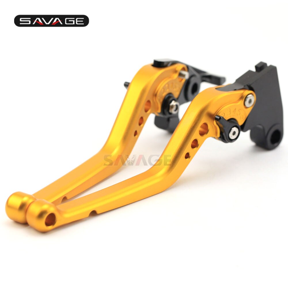 Long Court Levier D'embrayage De Frein Leviers Pour HONDA NC 700S 700X 750S 750X CTX 700 750 VFR400R VTR250 NC700S NC700X NC750S NC750X CNC: long gold