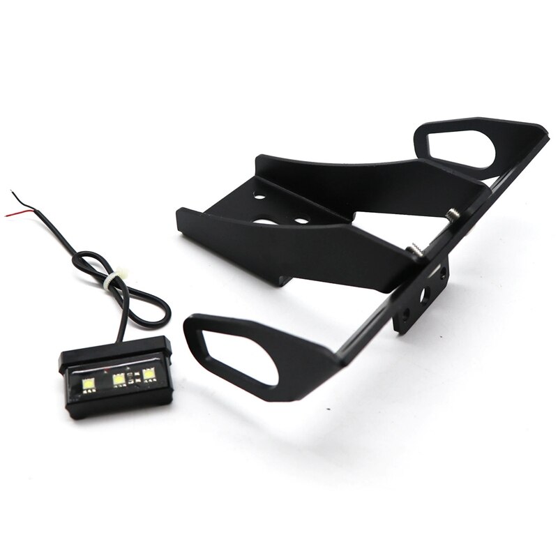 Soporte para marco de placa de matrícula con luz para KAWASAKI NINJA ZX-6R 636 -18 ZX-10R -10 soporte para guardabarros